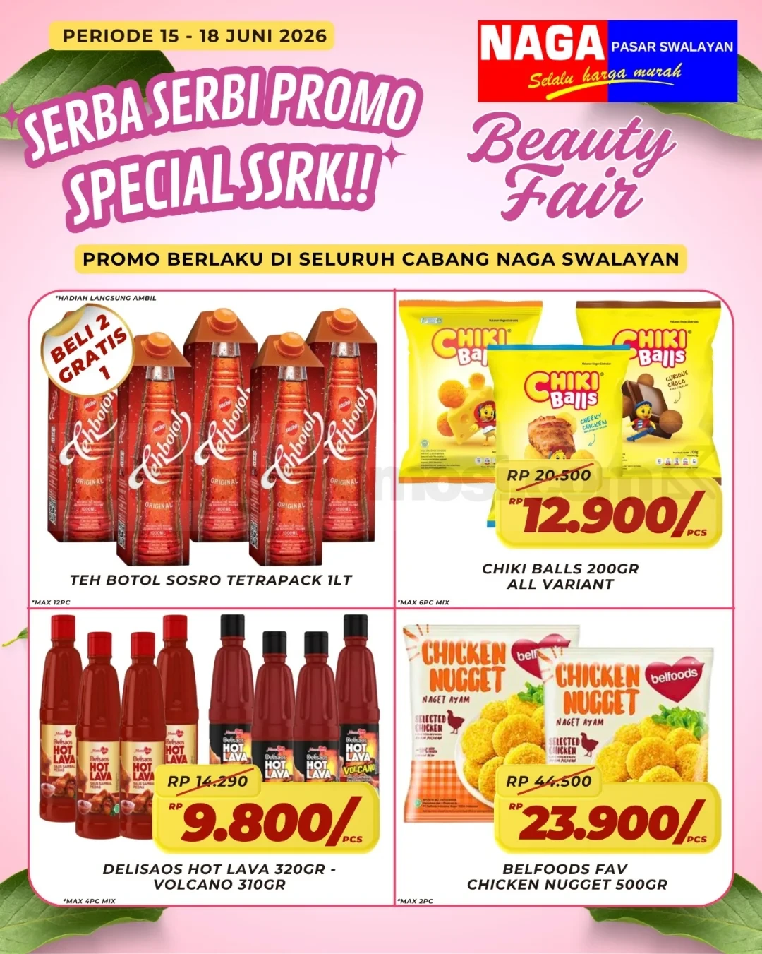 Promo Naga Swalayan WEEKDAY 15-18 Juni 2026: Belanja Hemat Tengah Pekan!