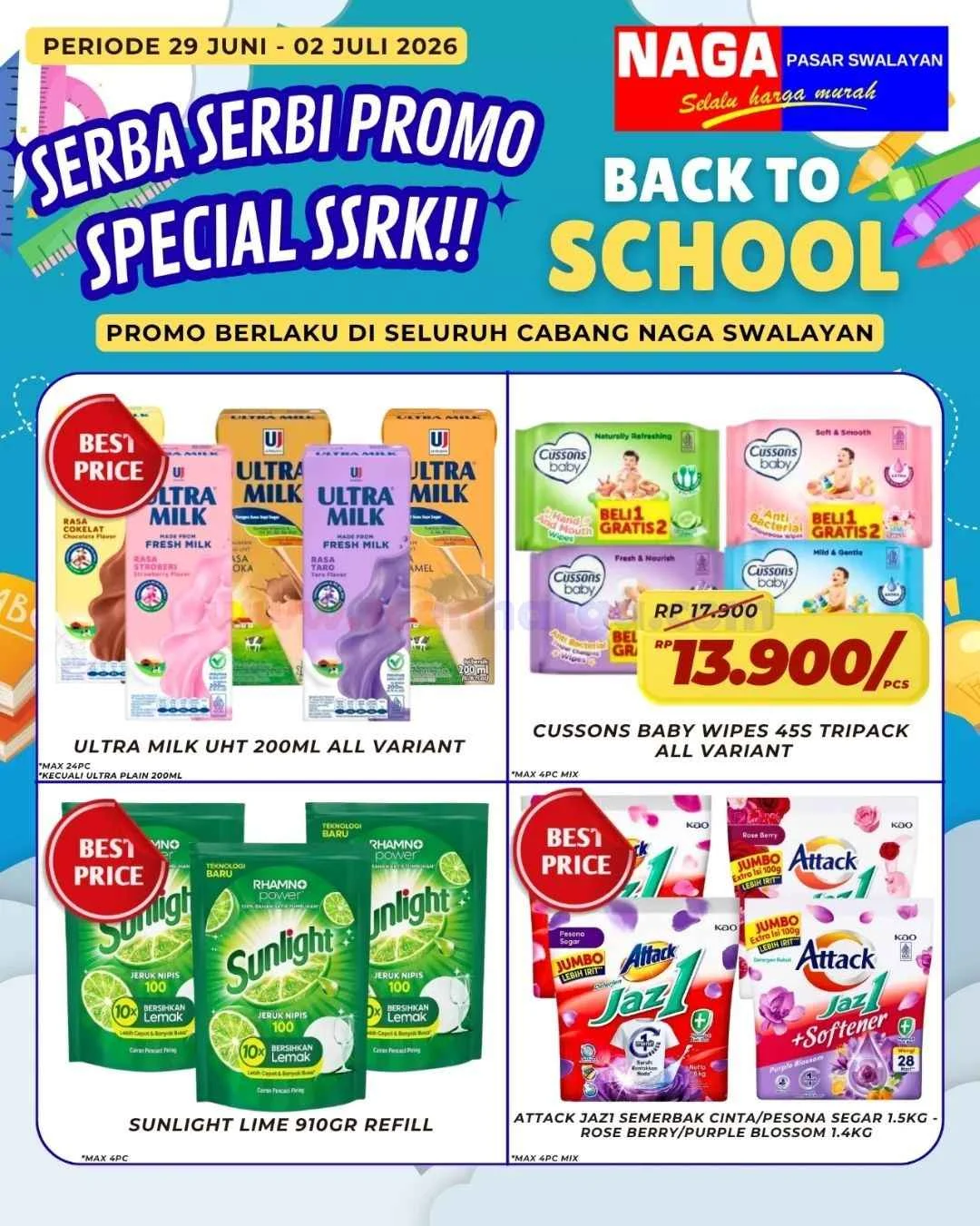 Promo Naga Swalayan Weekday: Diskon Seru 29 Juni - 2 Juli 2026