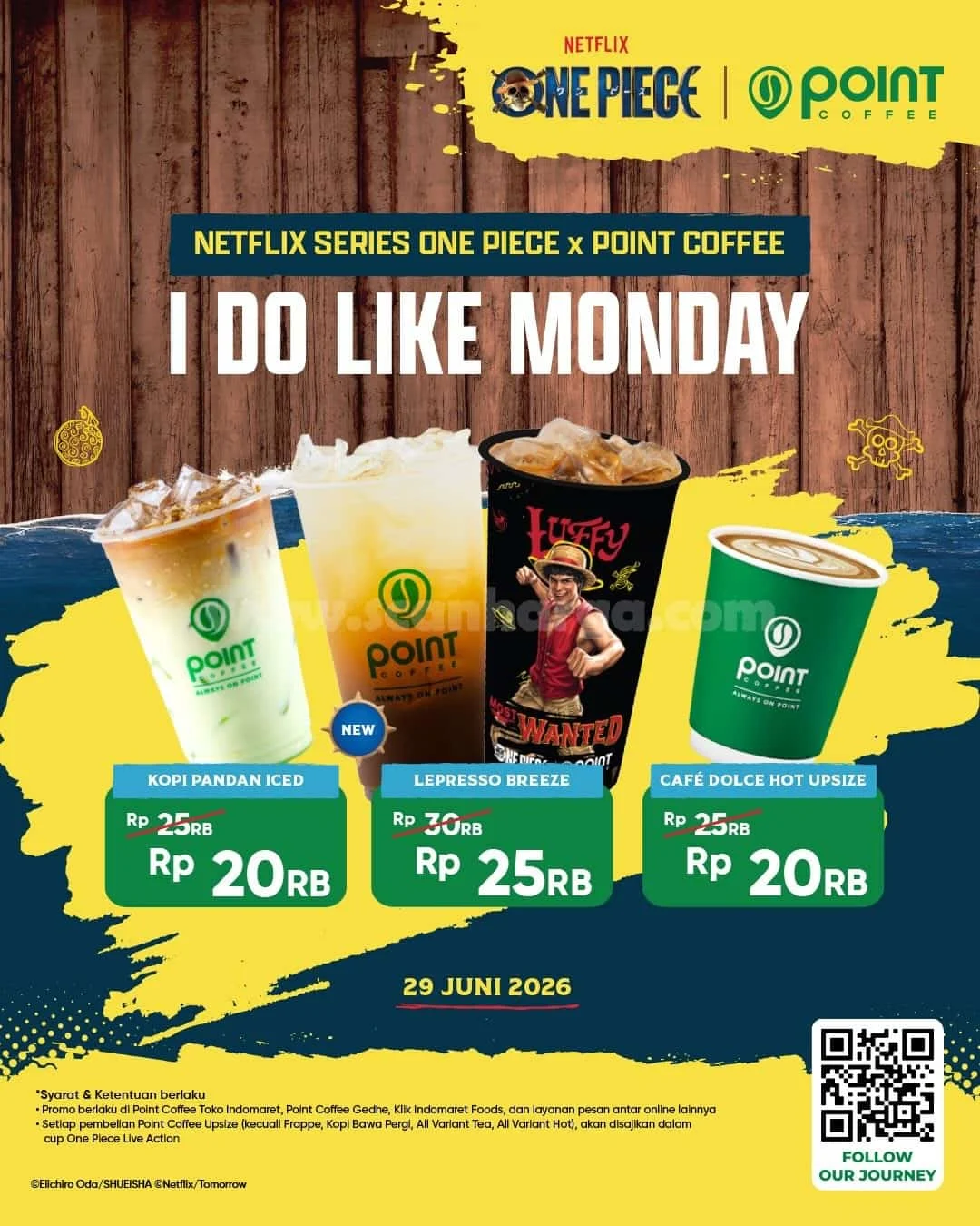 Promo Point Coffee: I Like Monday 29 Juni 2026 Hanya 20 Ribu!