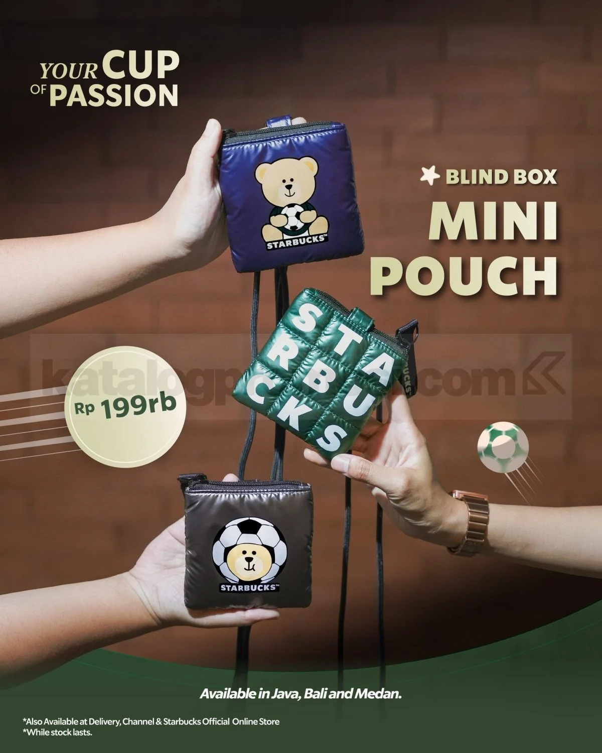 Promo Starbucks: Mini Pouch Misterius Rp199 Ribu!