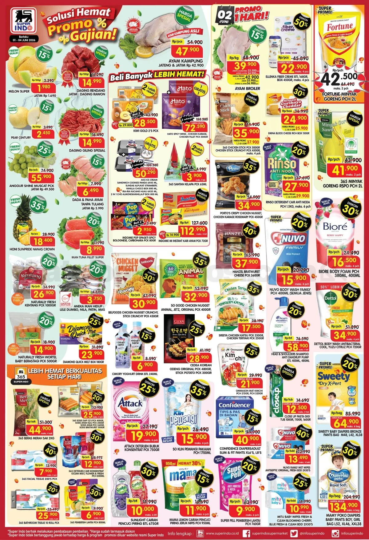 Promo Superindo Weekday 1-4 Juni 2026: Belanja Hemat!