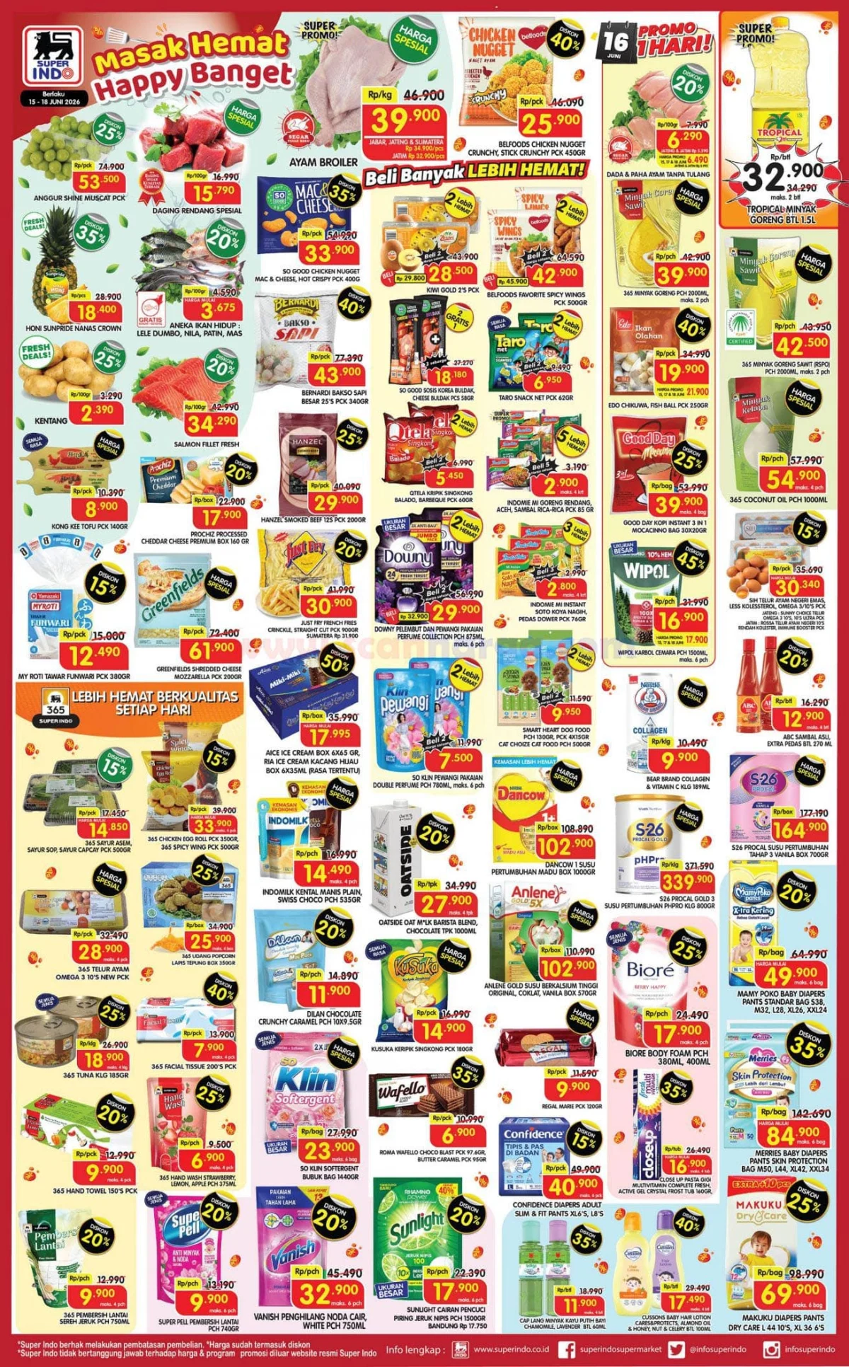 Promo Superindo Weekday 15-18 Juni 2026: Banjir Diskon Kebutuhan Harian