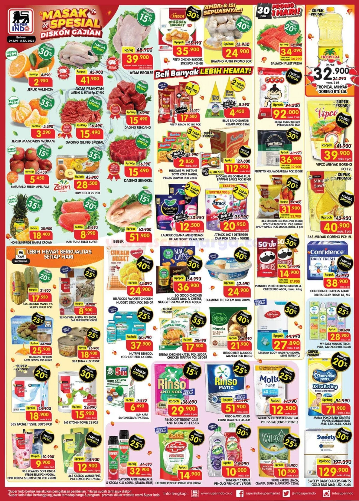 Promo Superindo Weekday: Hemat Hingga 2 Juli 2026