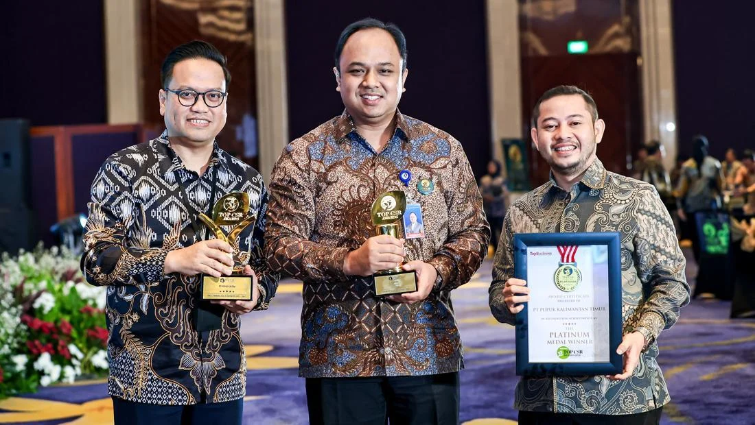 Pupuk Kaltim Raih 3 Penghargaan CSR Bergengsi