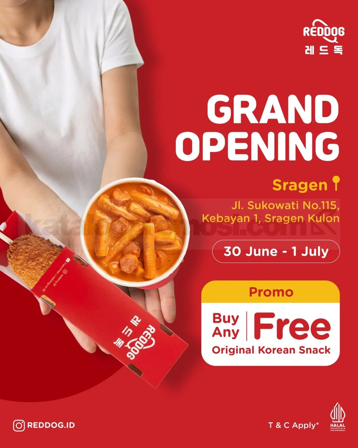 REDDOG Sragen: Beli Apa Saja, Gratis Snack Korea!