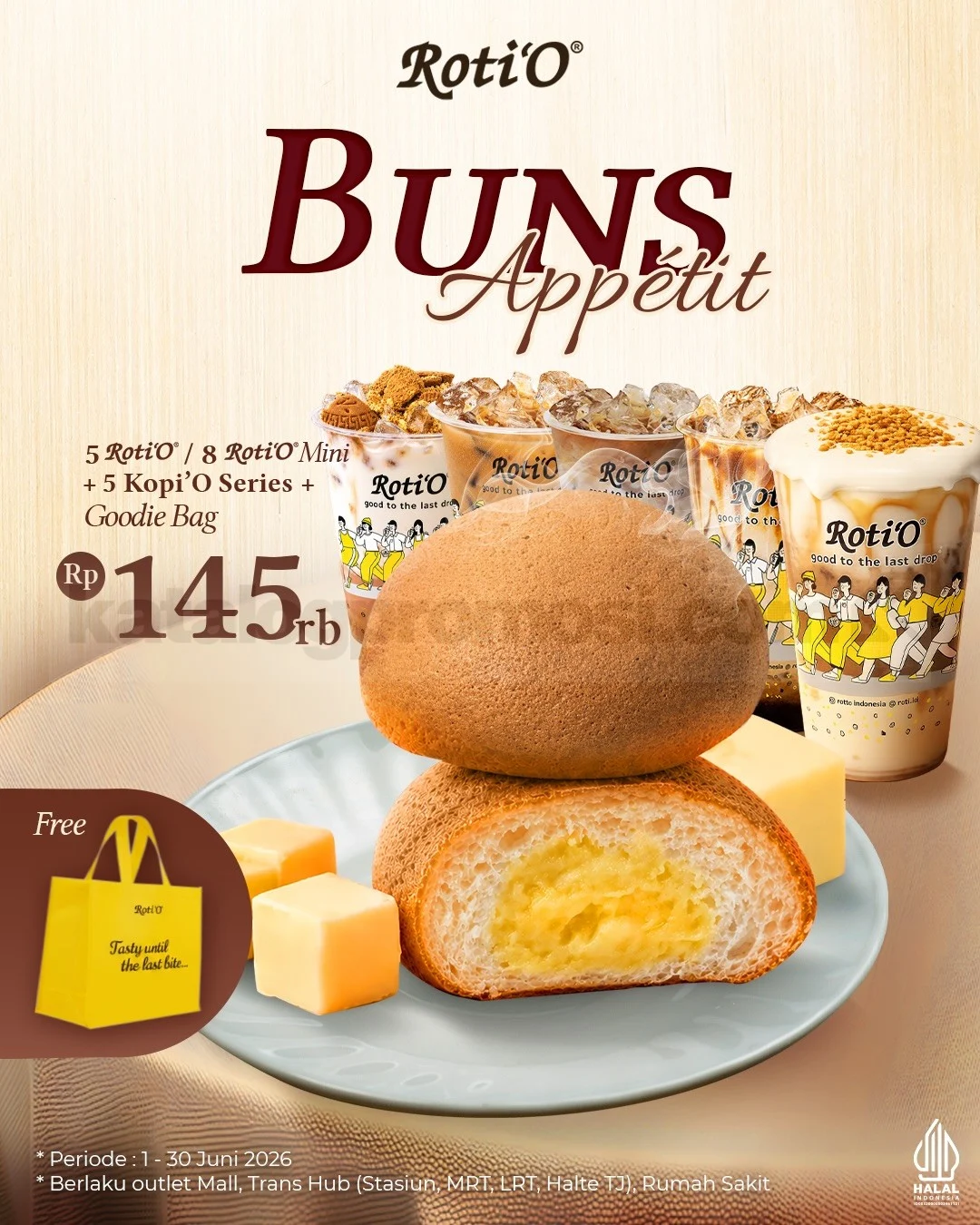 Roti'O Juni: Paket Hemat Mulai Rp 60 Ribu!