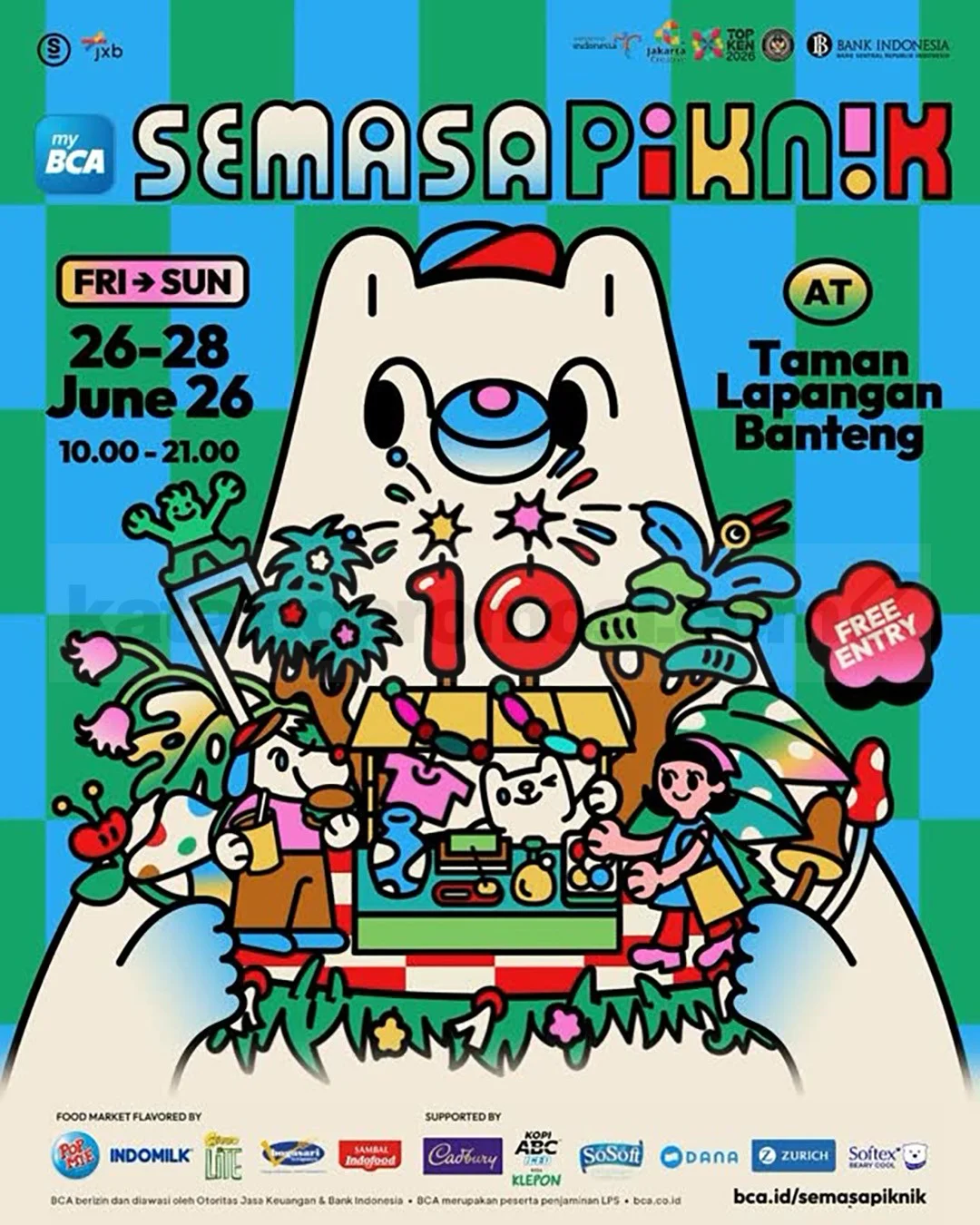 Semasa Piknik 2026: Pesta Kreatif & Kuliner Gratis di Taman Lapangan Banteng