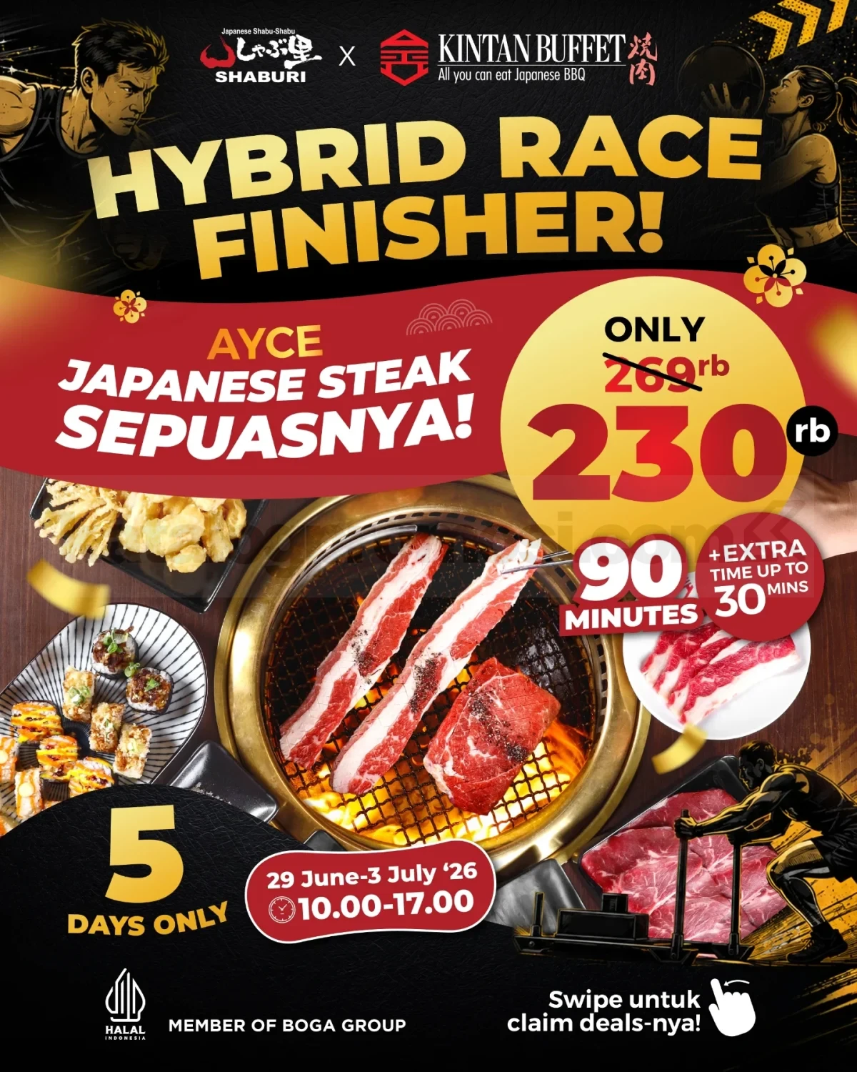 Shaburi Kintan: Promo AYCE Hybrid Race Mulai 195rb!
