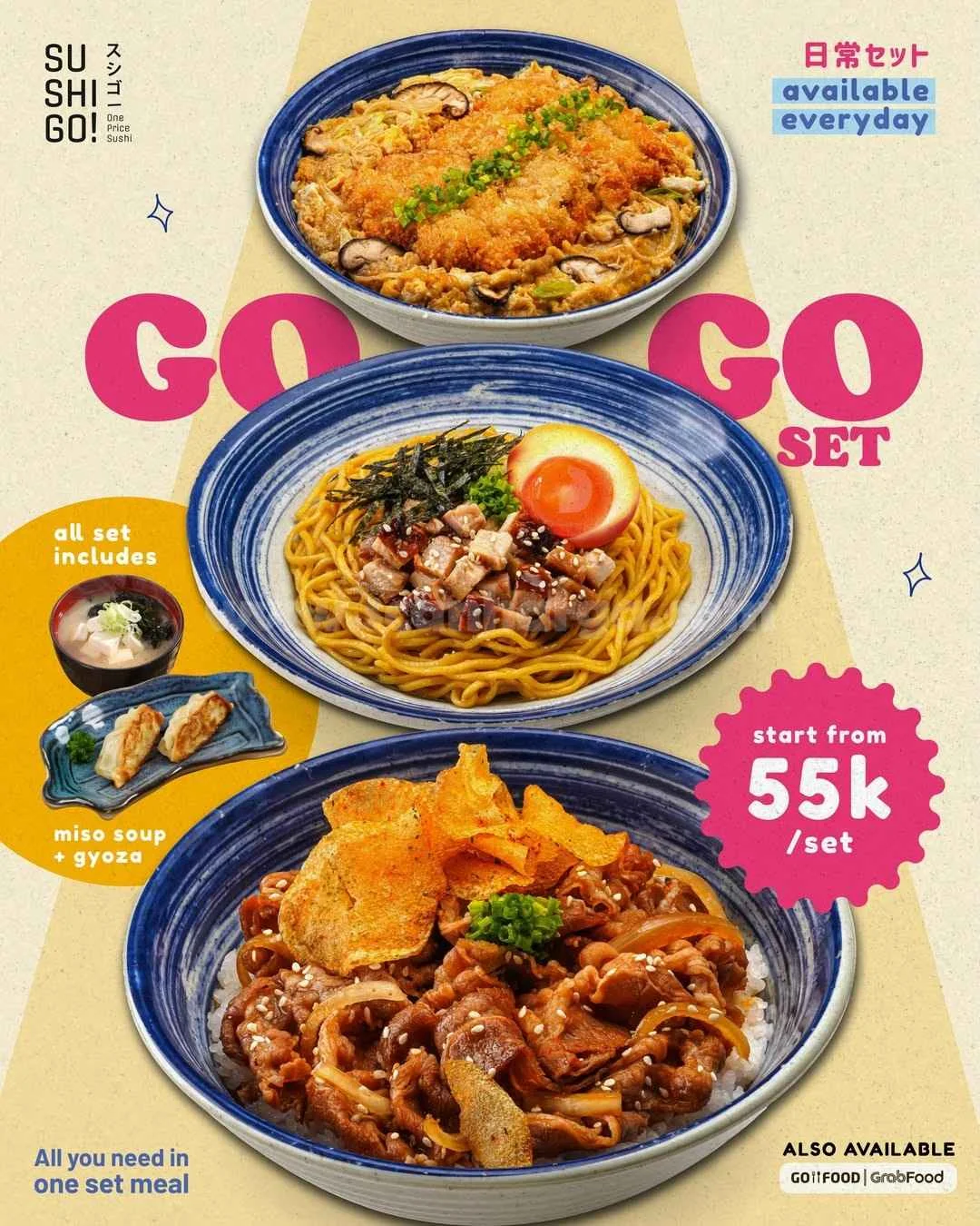 Sushi Go Crazy Monday: Semua Sushi Rp 10.000!