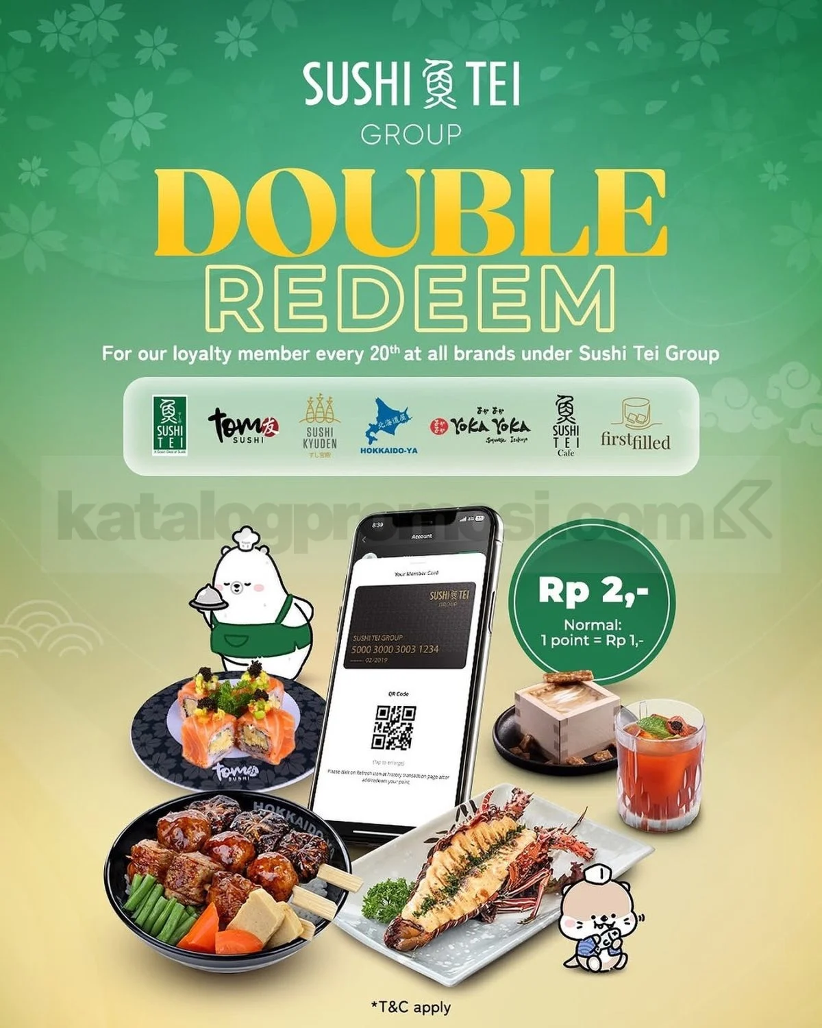 Sushi Tei: Double Poin 20 Juni 2026, Hemat Maksimal!