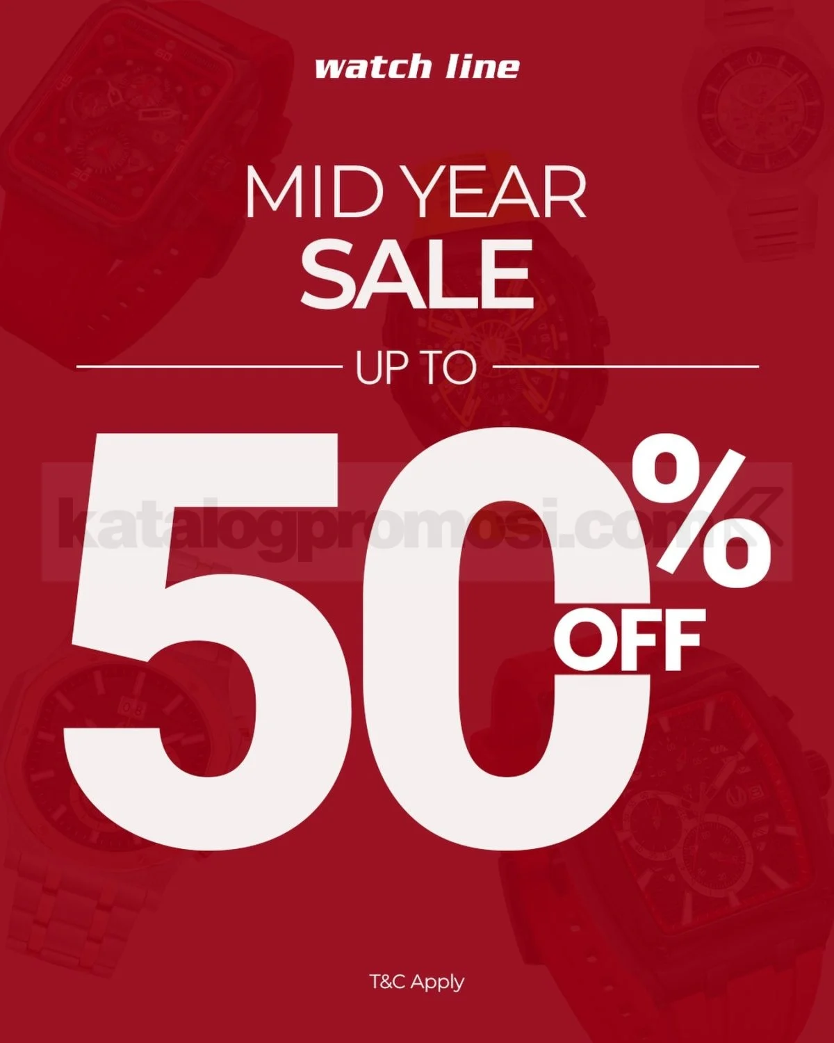 Watch Line Mid Year Sale: Jam Tangan Impian Diskon Hingga 50%