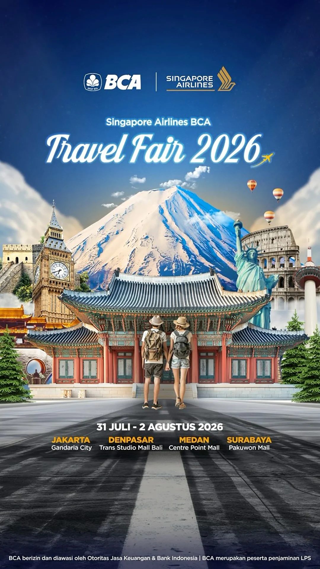 BCA Singapore Airlines Travel Fair 2026: Tiket Spesial & Keuntungan Eksklusif