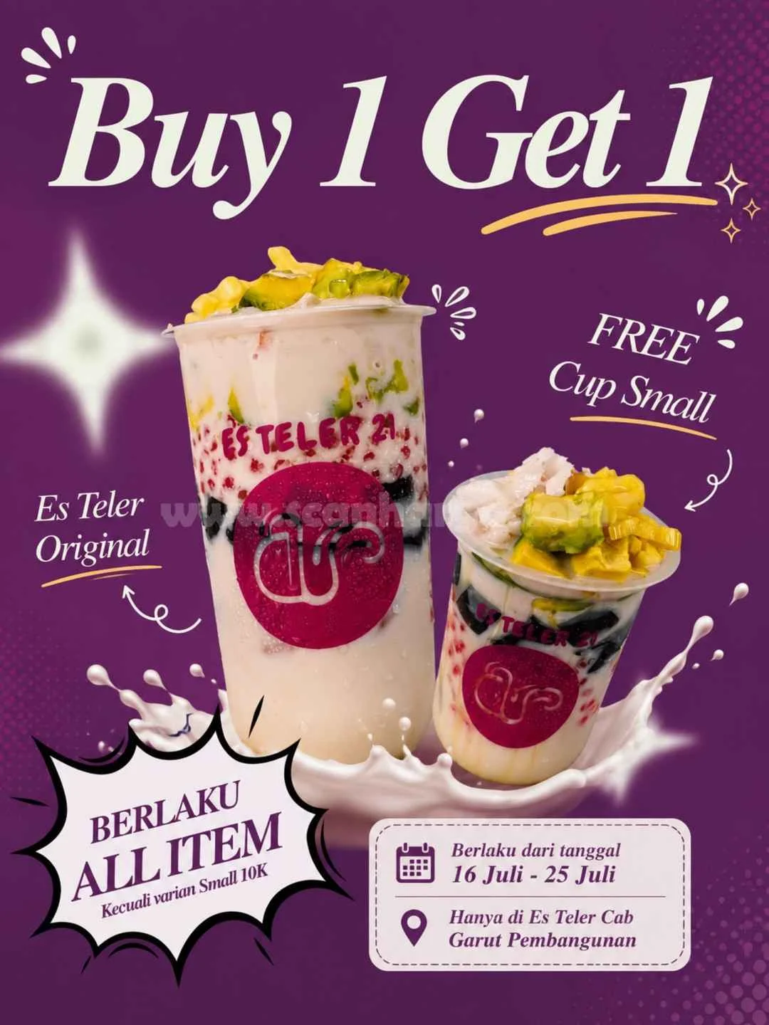 Es Teler Du 21: Promo Beli 1 Gratis 1 Spesial Garut!
