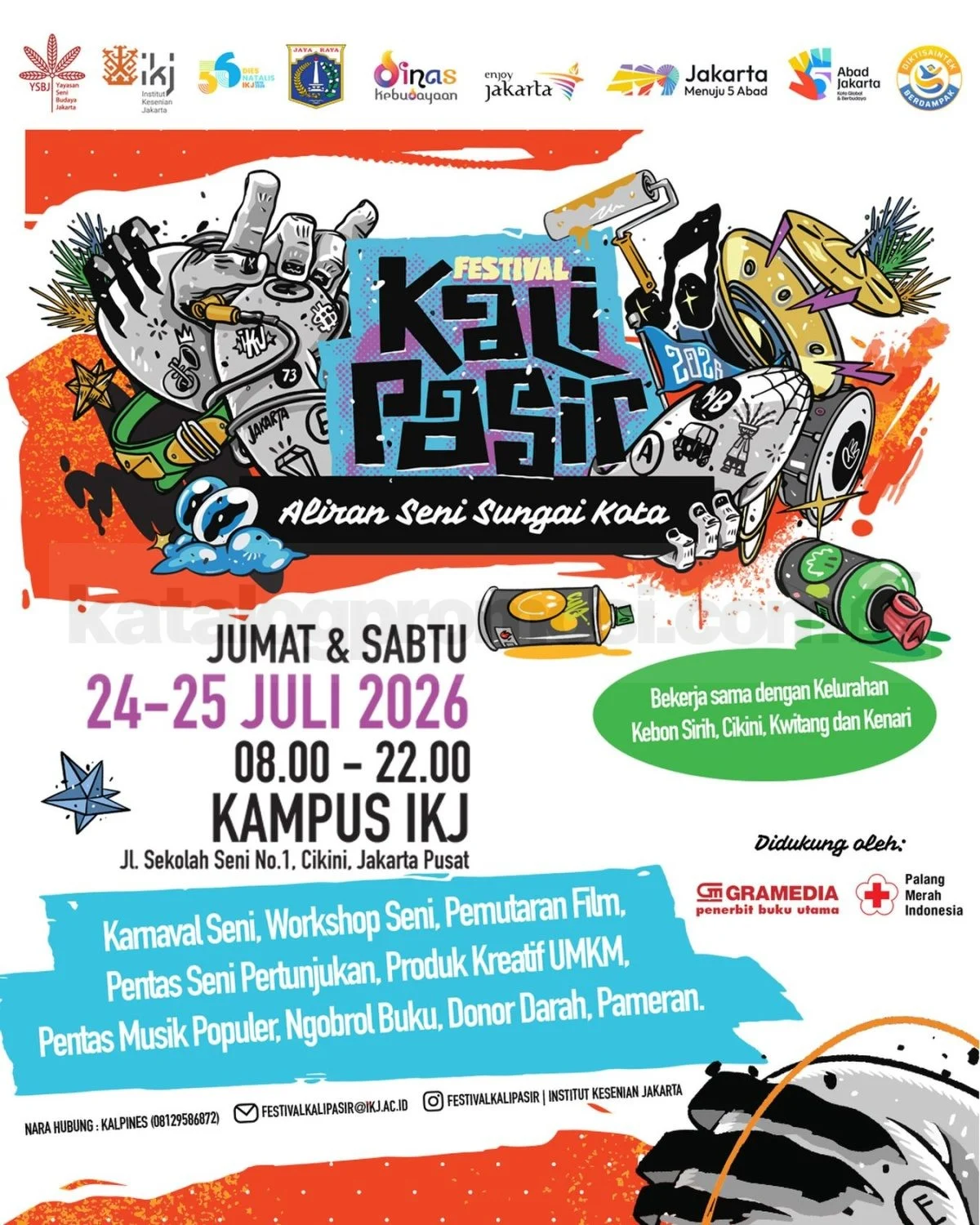 Festival Kali Pasir 2026: Pesta Seni Gratis di Kampus IKJ