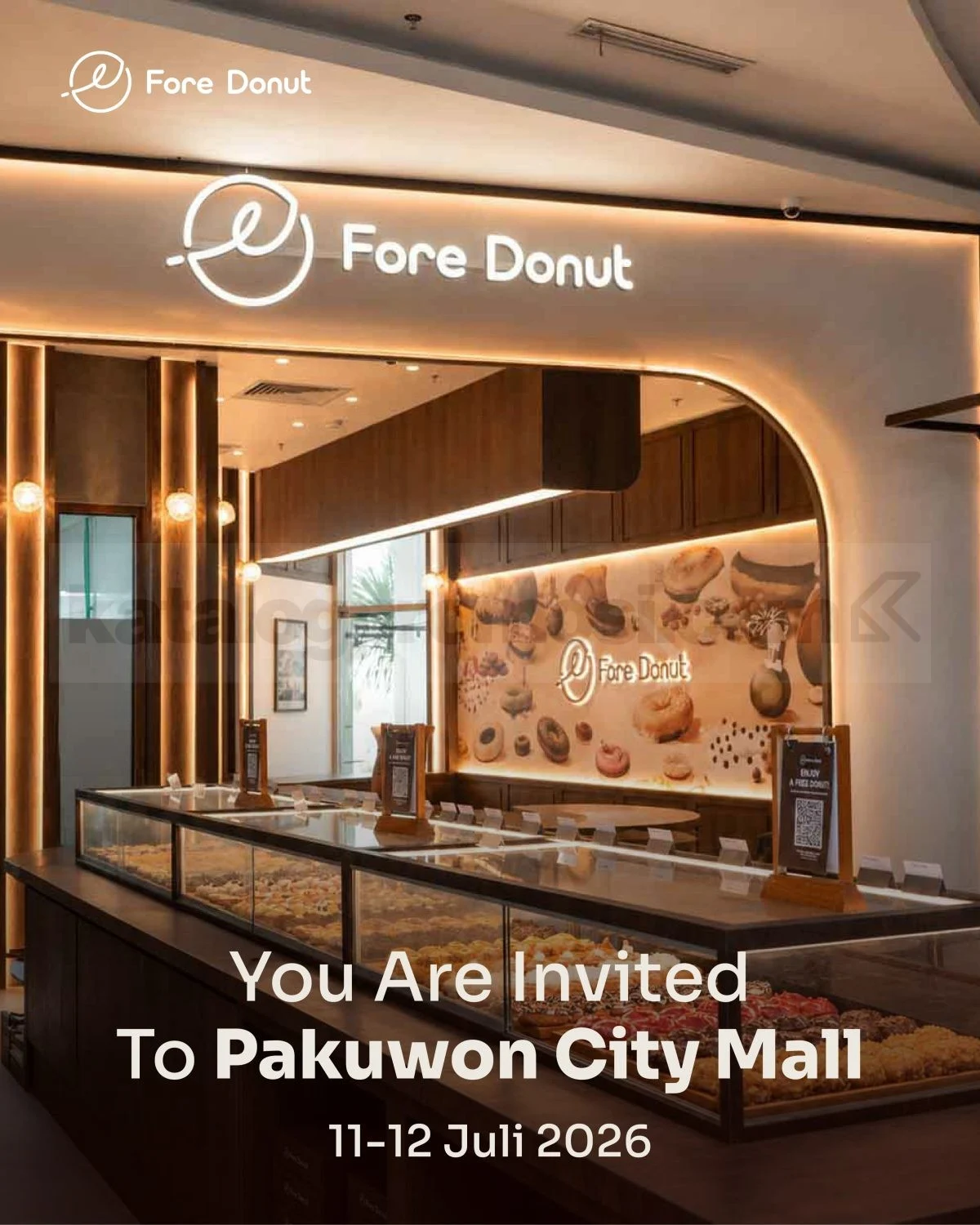 Fore Donut Buka Gerai Baru, Promo Spesial 11-12 Juli 2026!