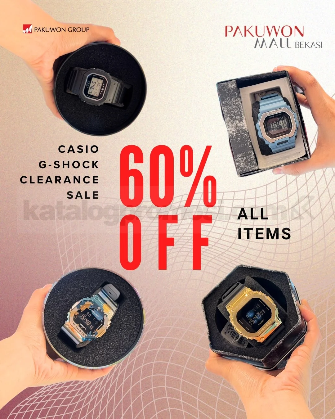 G-Shock Clearance Sale: Diskon 60% di Pakuwon Mall Bekasi