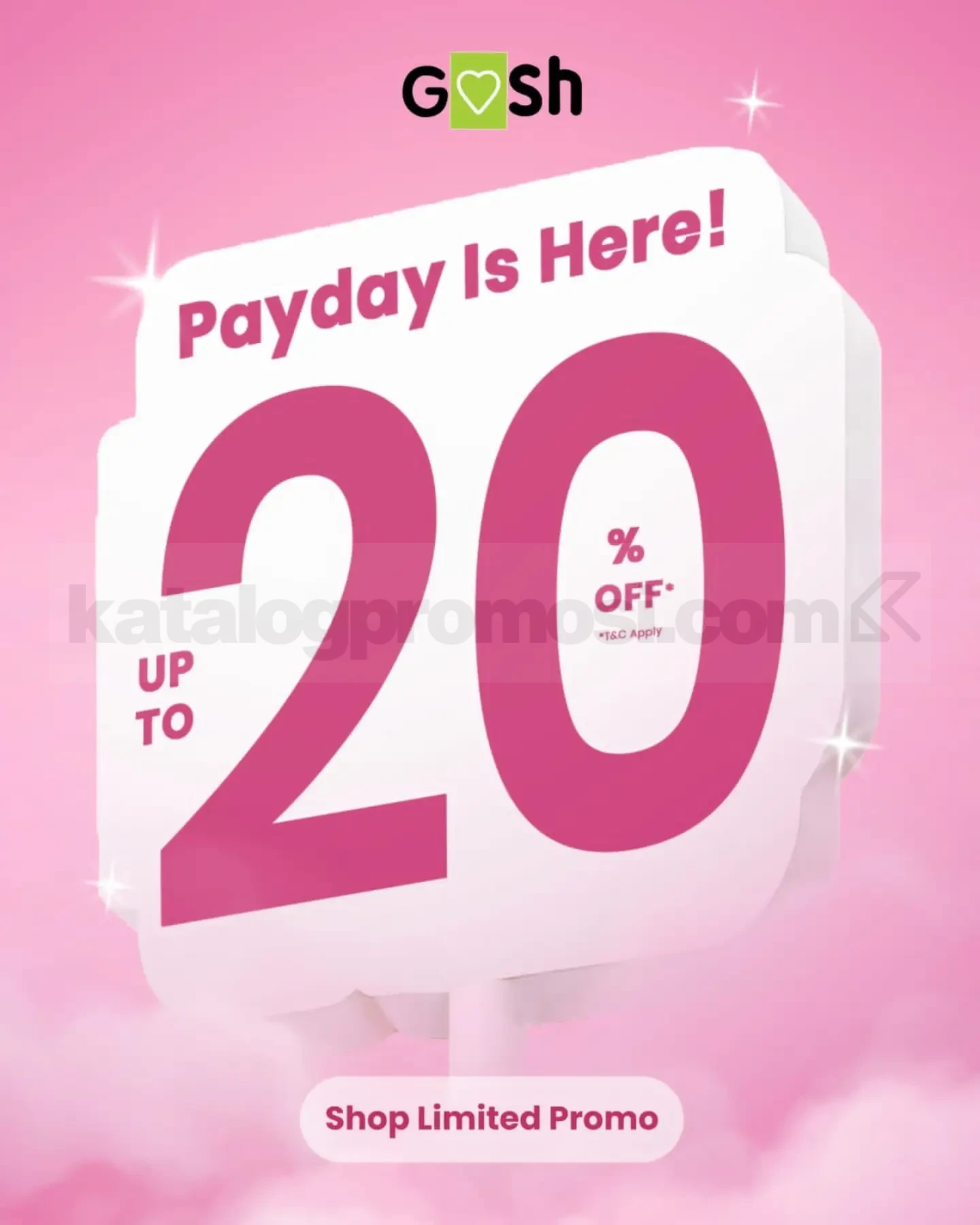 Gosh Shoes: Promo Payday Diskon Hingga 20% untuk Koleksi Pilihan