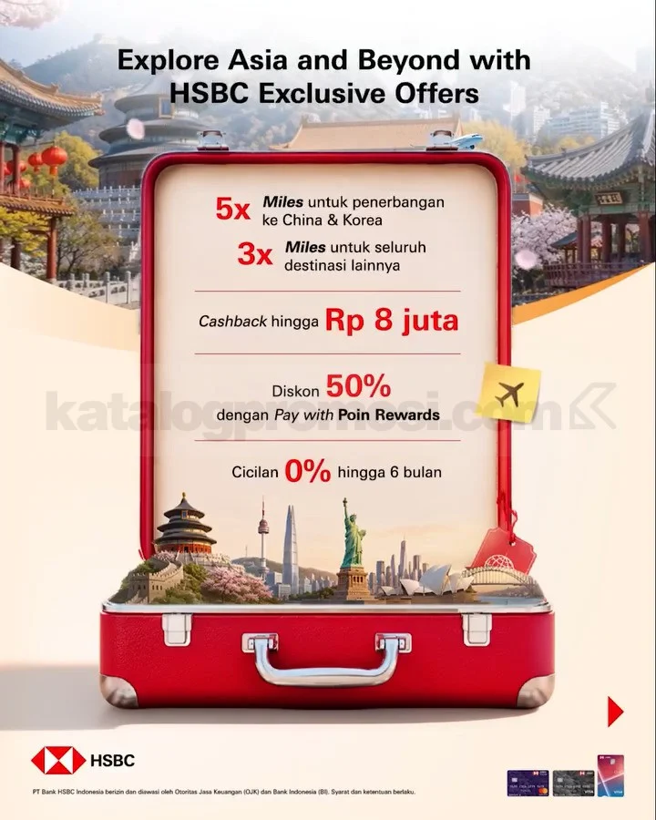 HSBC Travel Fair 2026: Tiket Pesawat Mulai Rp2 Juta di Central Park