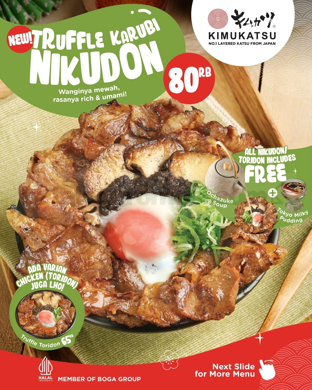 Kimukatsu Hadirkan Nikudon & Toridon Viral Mulai 52 Ribu