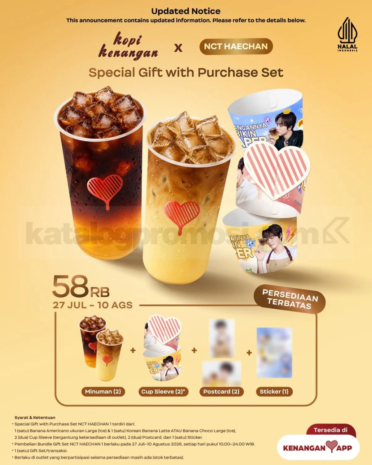Kopi Kenangan & NCT HAECHAN: Gift Set Spesial Rp 58 Ribu!