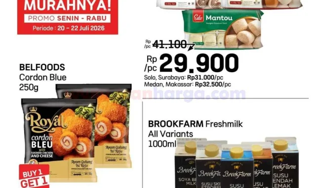 lottemart serbu weekday diskon meriah 20 22 juli 2026