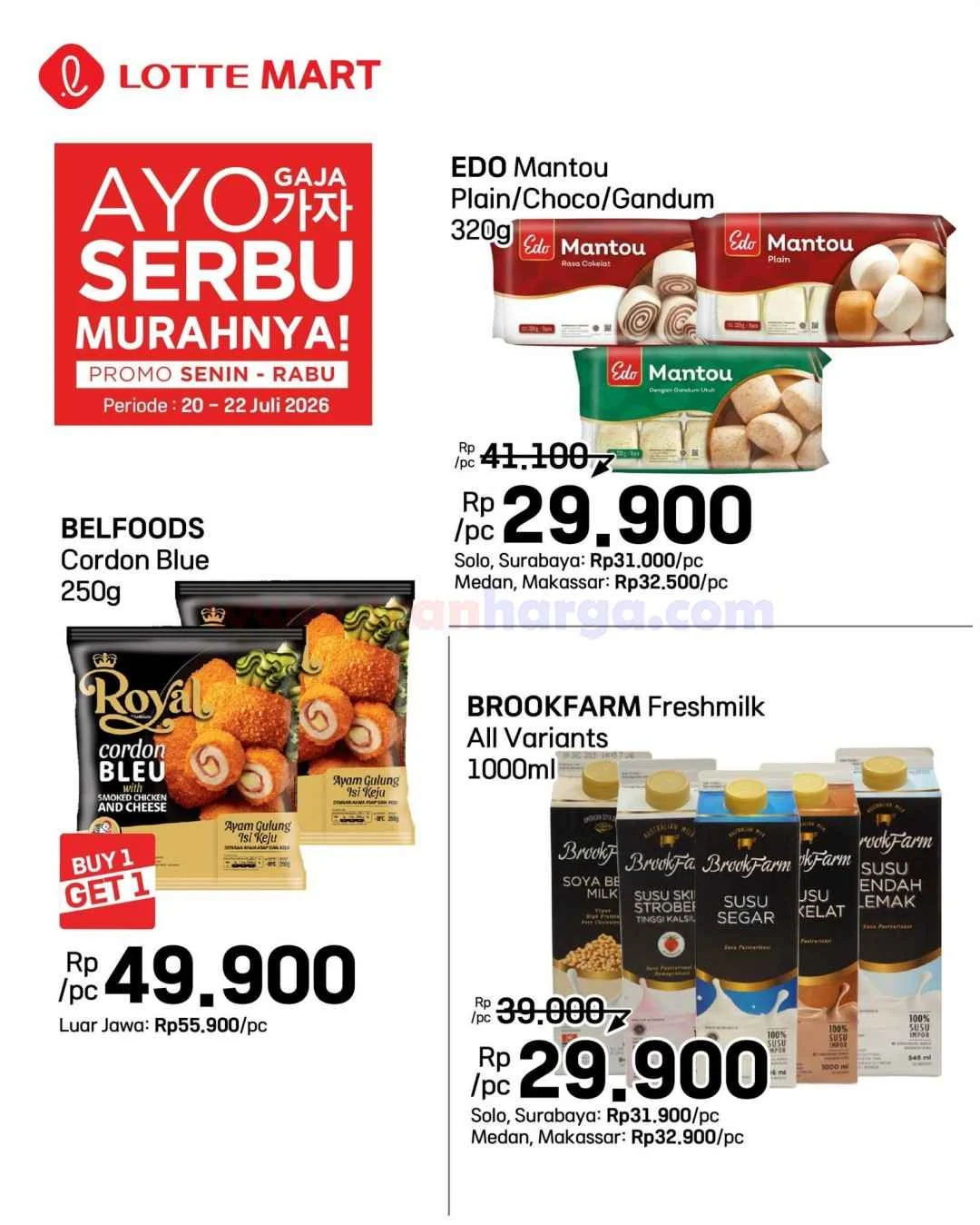 LOTTEMART SERBU Weekday: Diskon Meriah 20-22 Juli 2026