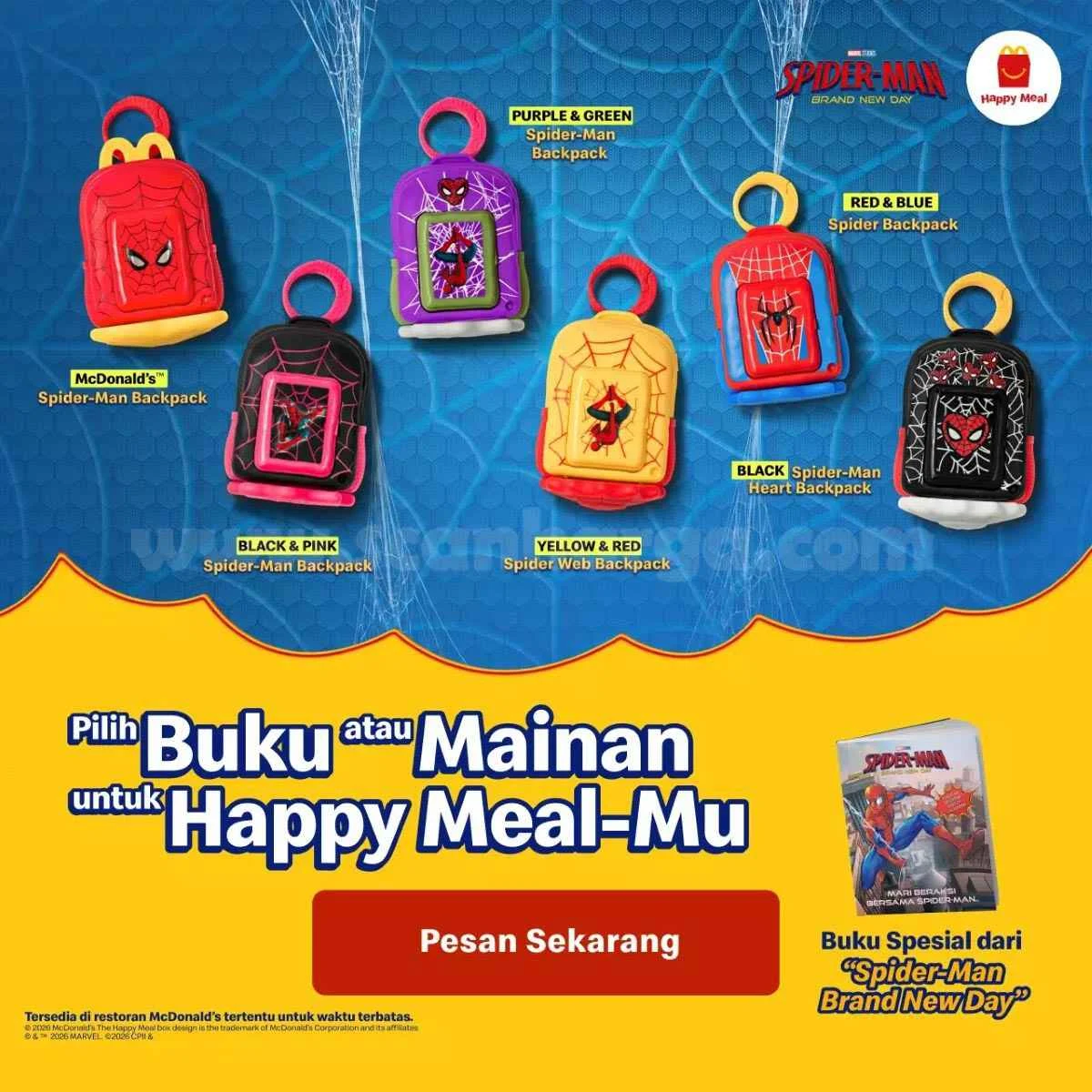 McDonald's Hadirkan Happy Meal Spider-Man: Kumpulkan Mainan & Buku Seru!