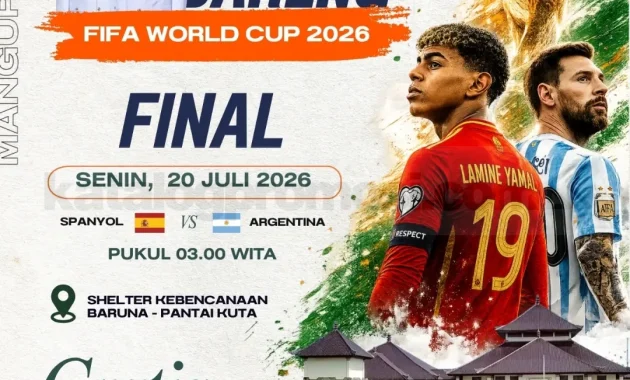 nonton bareng final piala dunia 2026 di kuta gratis
