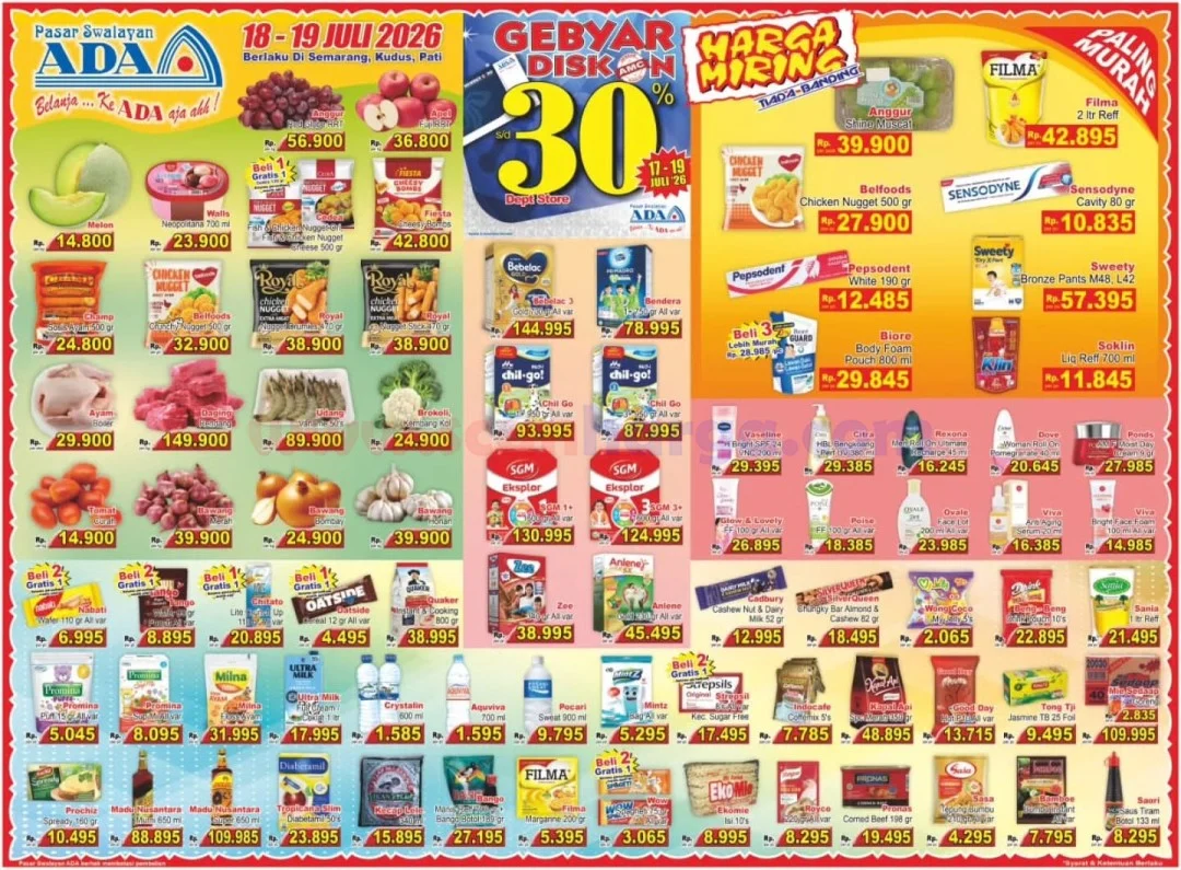 Promo ADA Swalayan: Diskon Spesial 18-19 Juli 2026