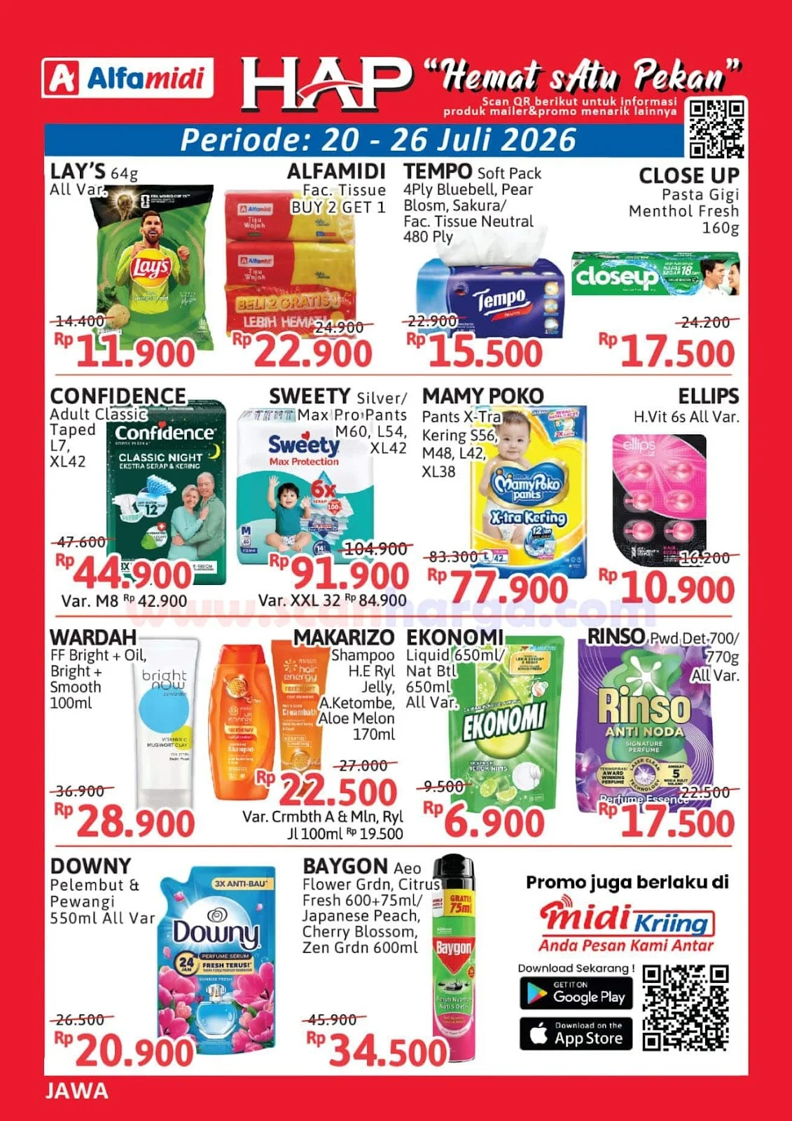 Promo Alfamidi HAP 20-26 Juli 2026: Hemat Awal Pekan!