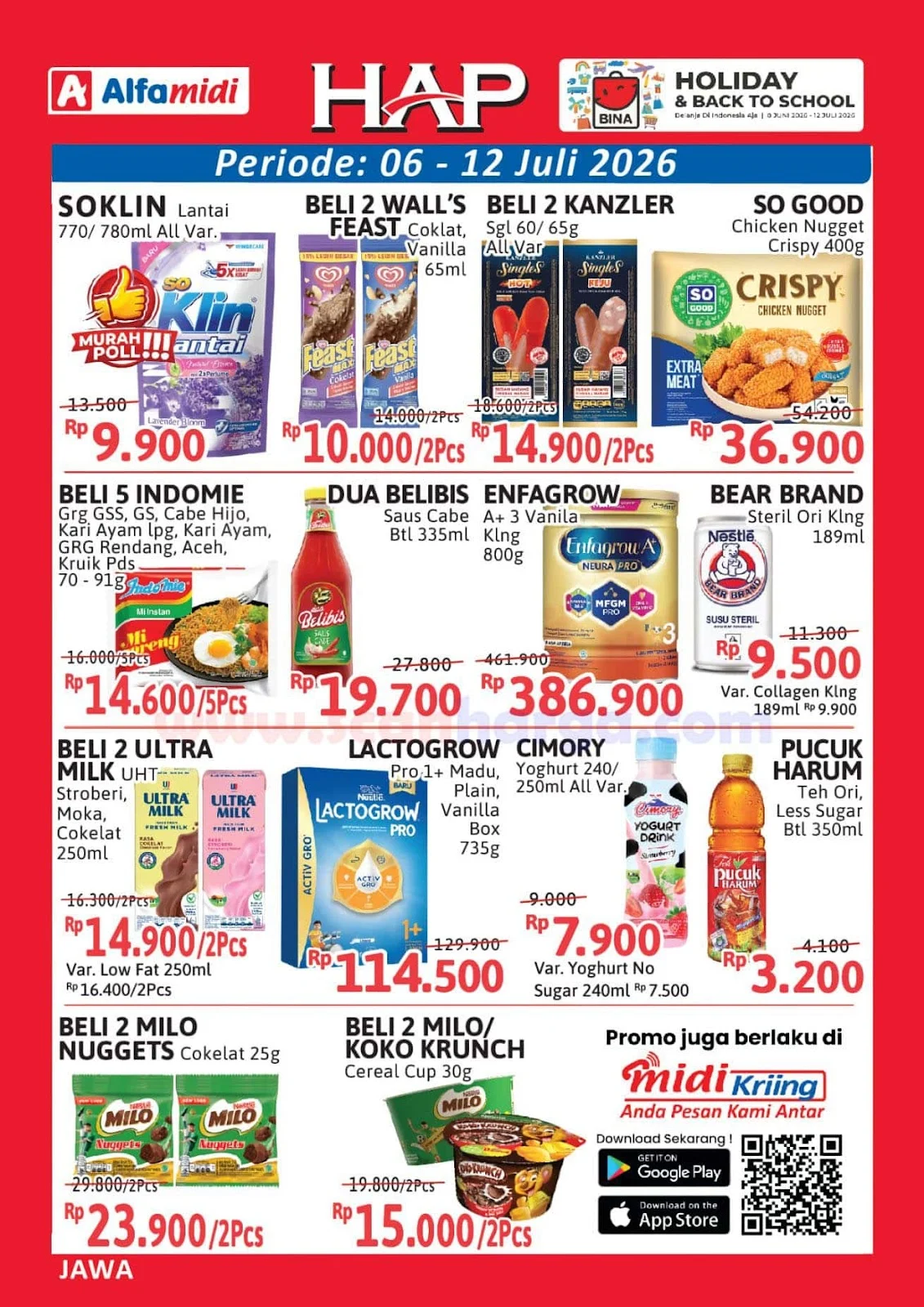 Promo Alfamidi HAP: Hemat Awal Pekan 6-12 Juli 2026
