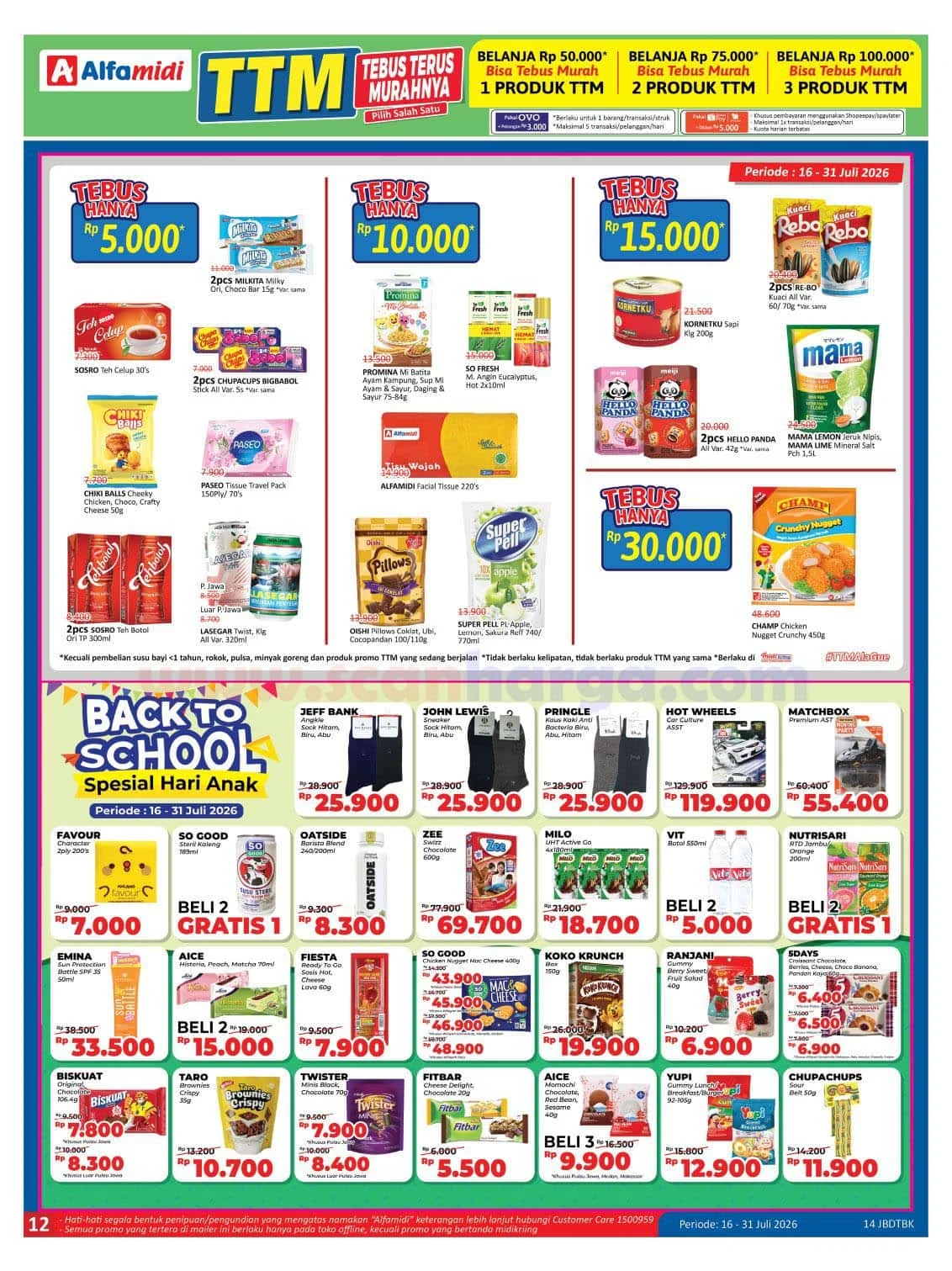 Promo Alfamidi: Katalog Lengkap 16-31 Juli 2026