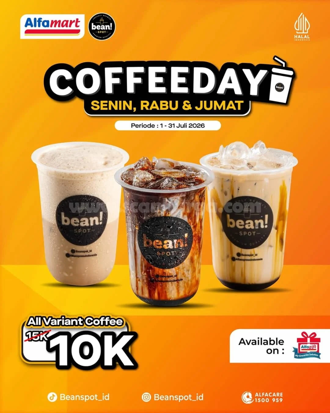 Promo Beanspot: Kopi Nikmat Rp10 Ribu Setiap Senin, Rabu, Jumat!