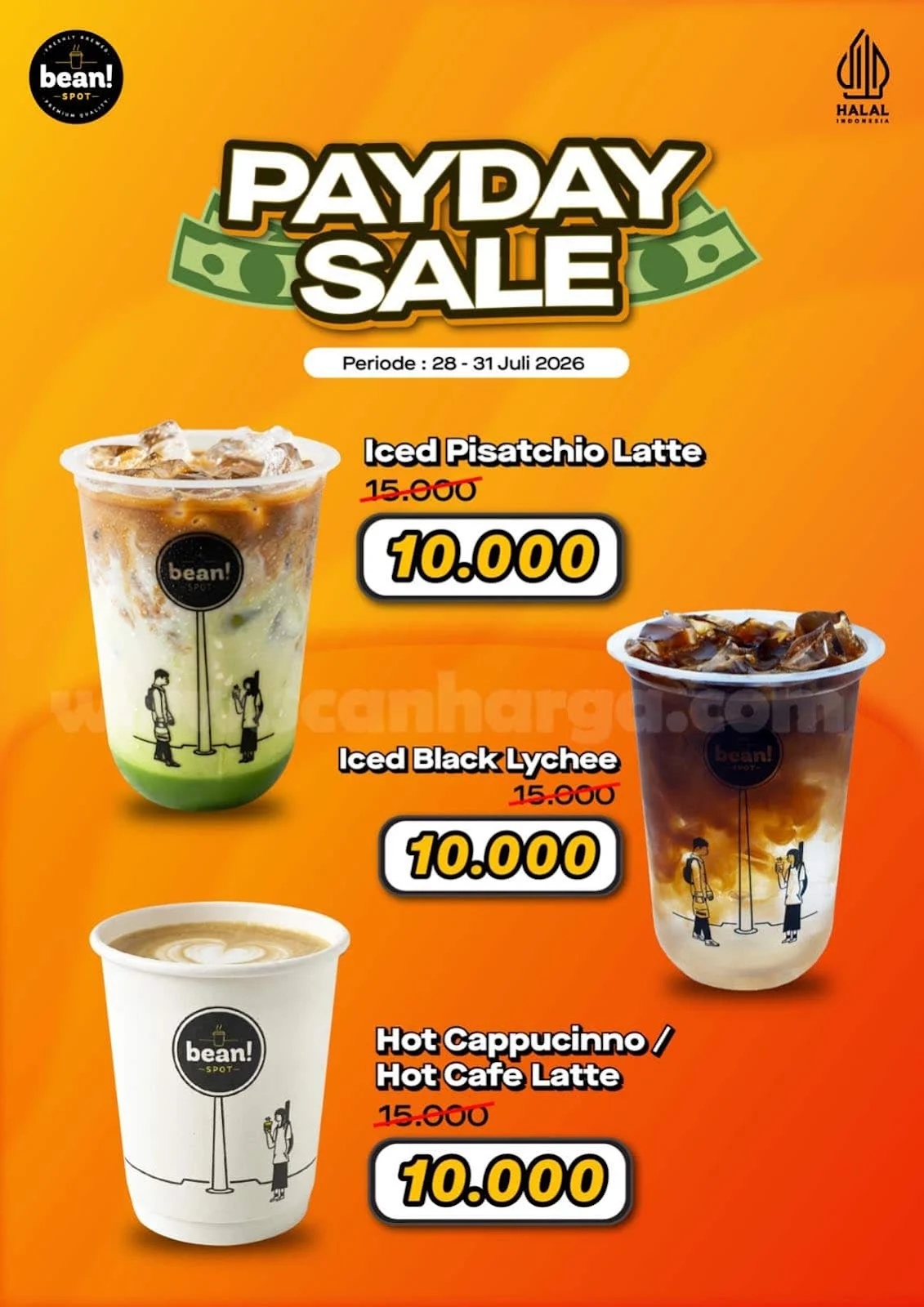 Promo Beanspot Payday Sale: Minuman Favorit Rp 10 Ribu Aja!
