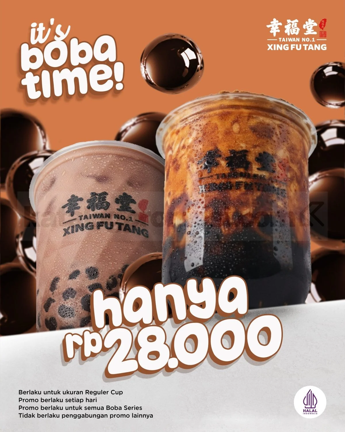 Promo Boba Xin Fu Tang: Nikmati All Series Cuma 28 Ribu!