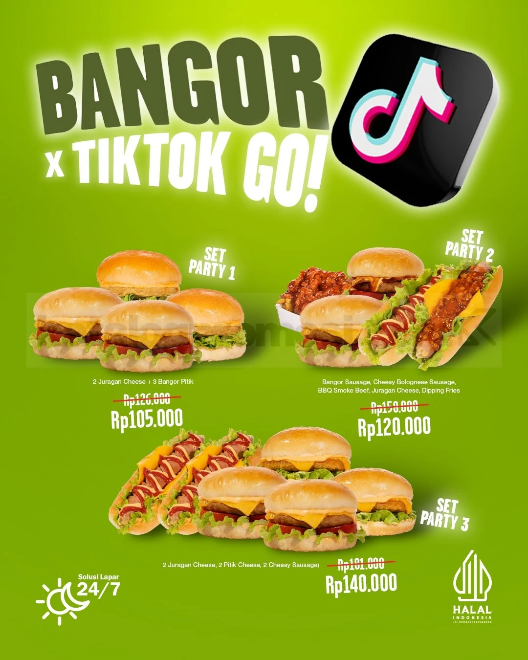Promo Burger Bangor TikTok GO: Menu Favorit Mulai Rp 21.000