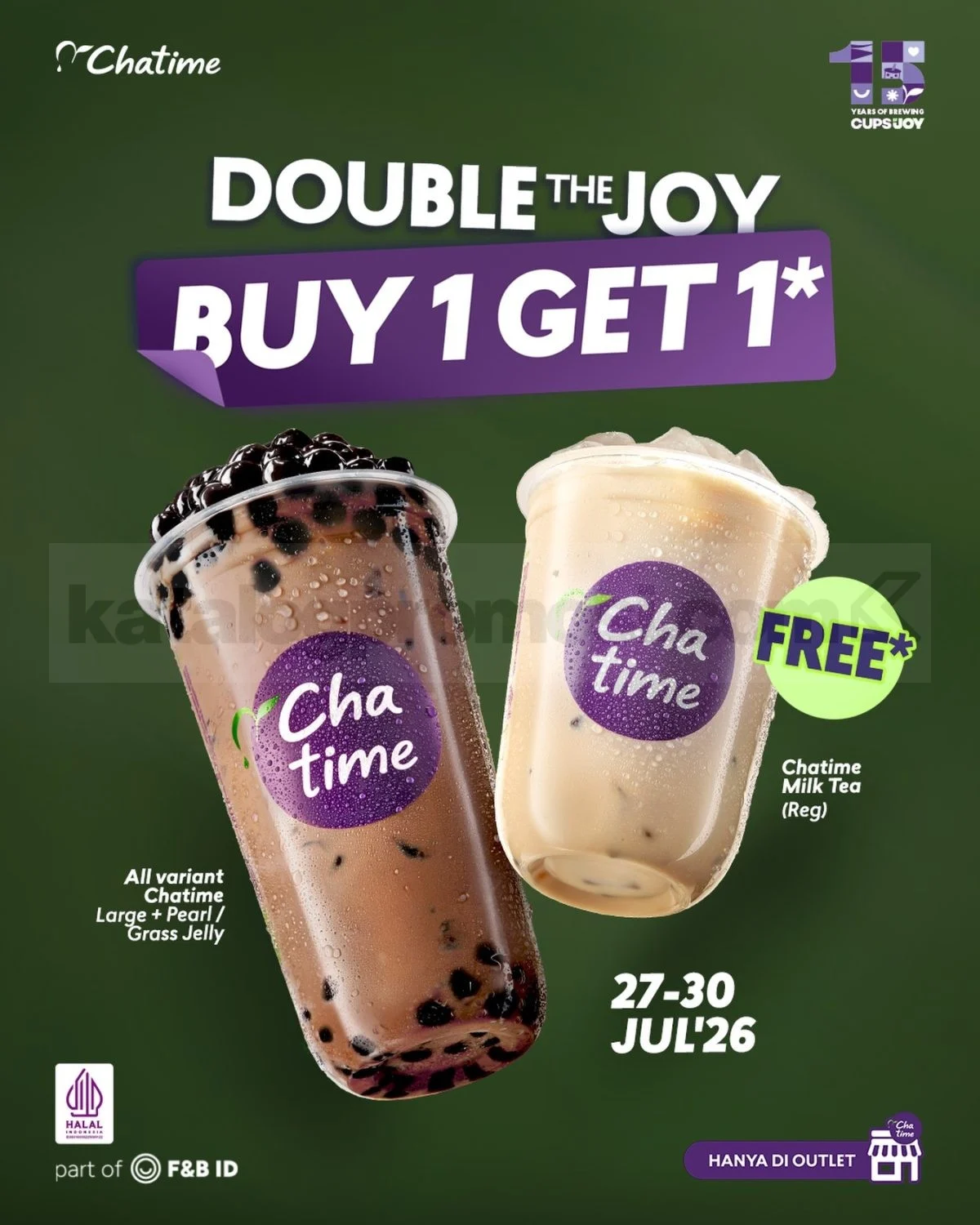 Promo Chatime Payday: Beli 1 Gratis 1 Menanti Anda!