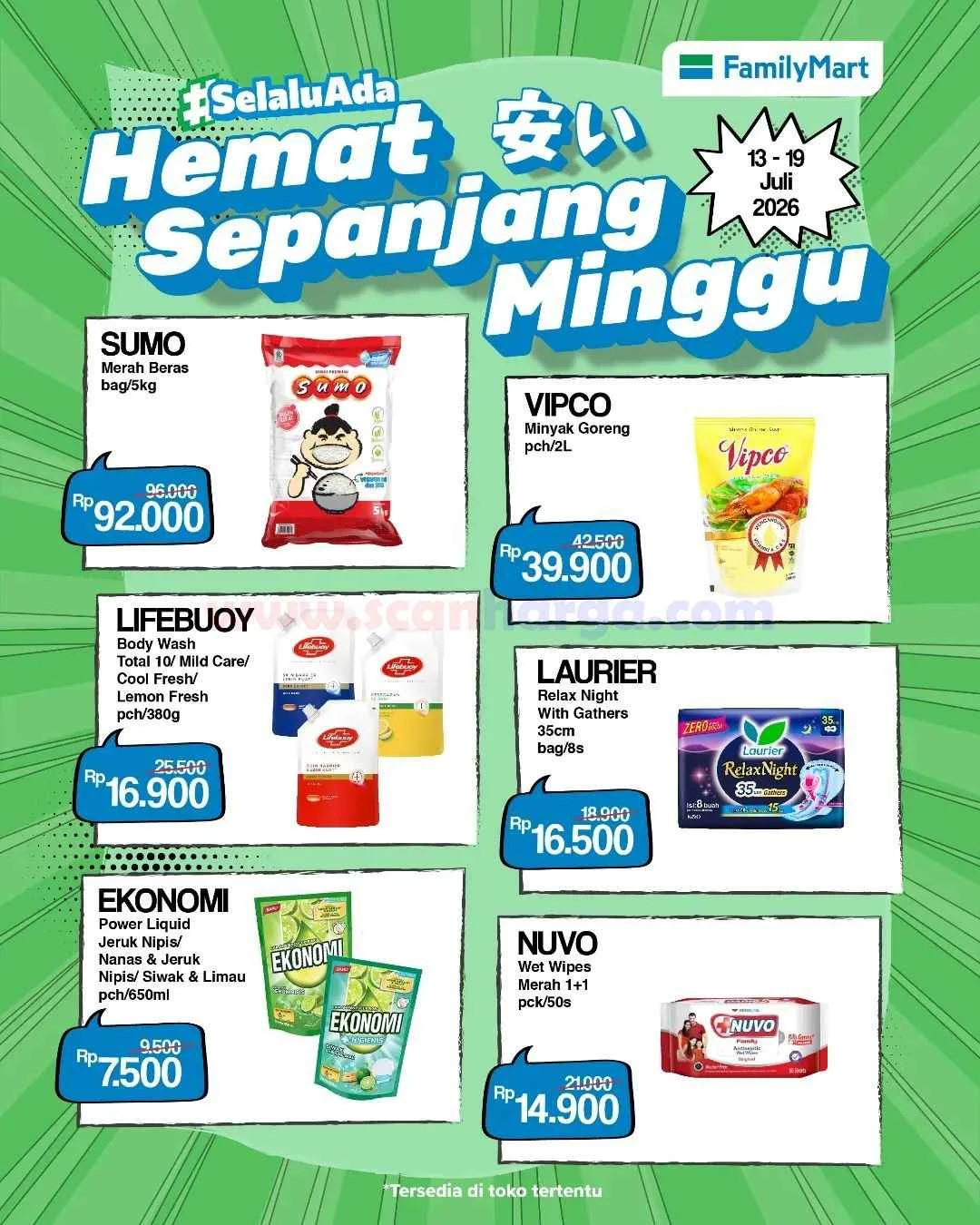 Promo FamilyMart: Hemat Banget 13-19 Juli 2026!