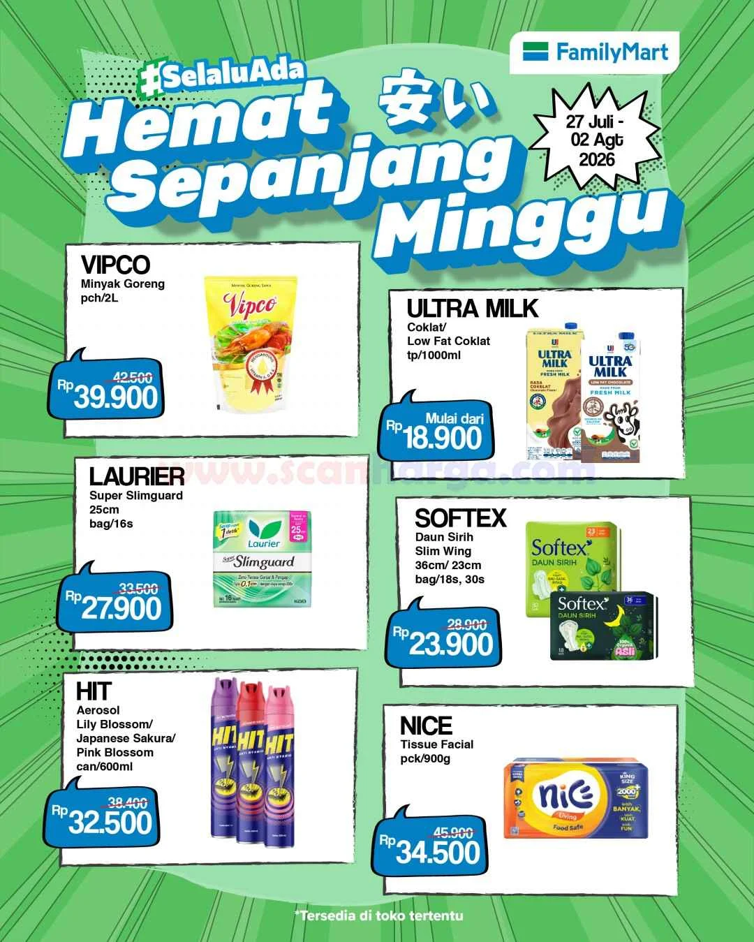 Promo FamilyMart Hemat Banget: 27 Juli - 2 Agustus 2026
