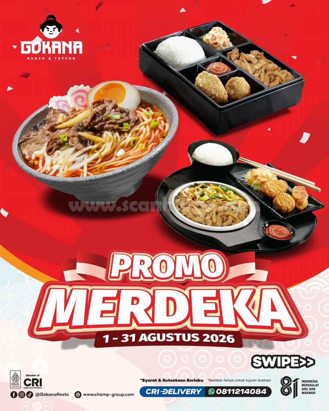Promo Gokana Merdeka: Paket Hemat Mulai Rp 49.545 Sambut HUT RI Ke-81