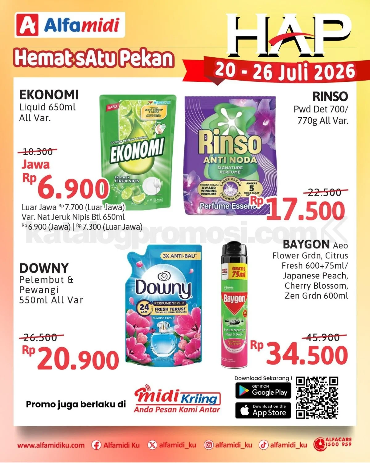 Promo HAP Alfamidi: Hemat Heboh 20-26 Juli 2026