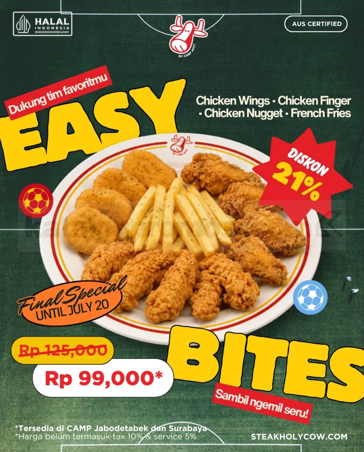 Promo Holycow: Bundling Camilan Hemat Rp 99 Ribu!