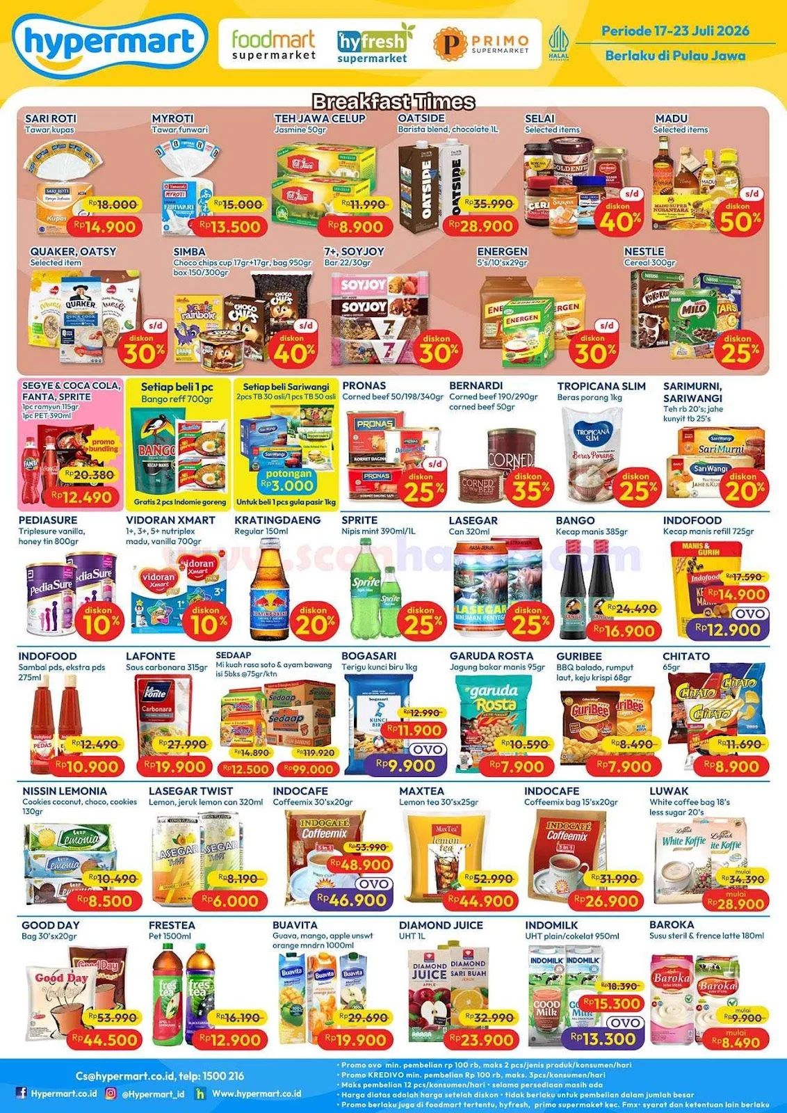Promo Hypermart 17-23 Juli: Belanja Hemat Akhir Pekan!