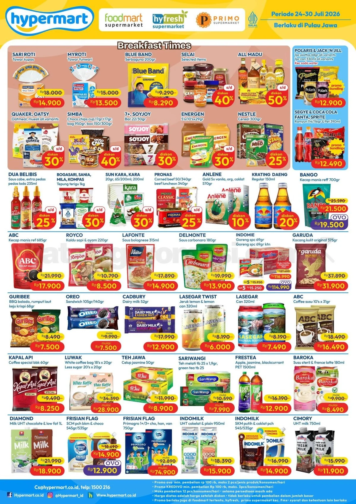 Promo Hypermart Weekday 27-30 Juli 2026: Belanja Hemat Kebutuhan Harian