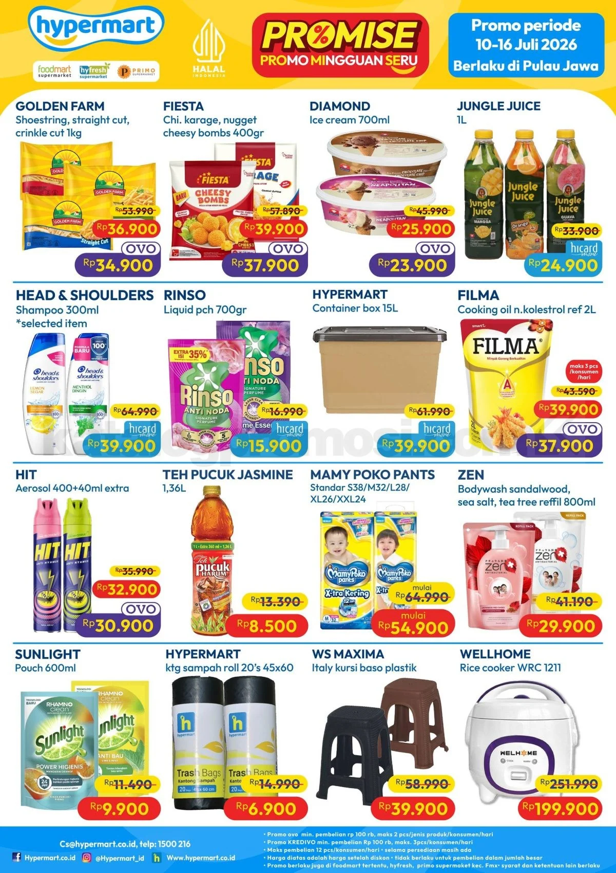 Promo Hypermart Weekday: Belanja Hemat 13-16 Juli 2026