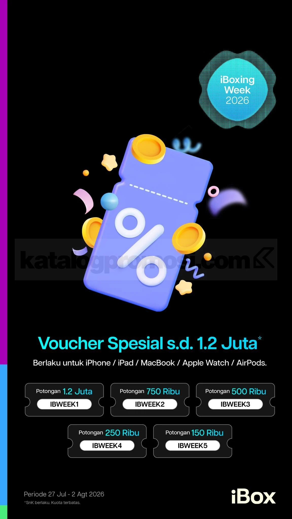 Promo iBox iBoxing Week 2026: Diskon Gede Produk Apple