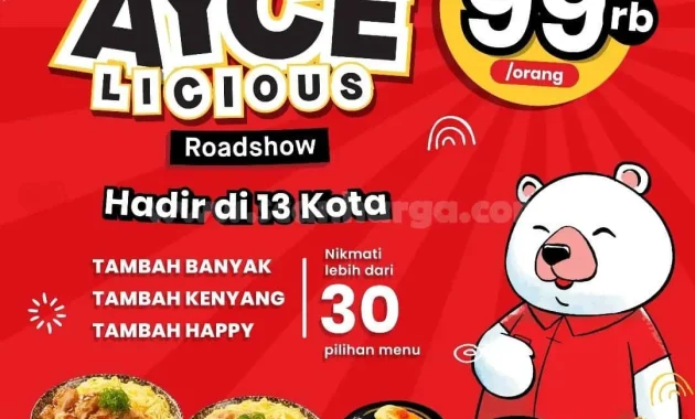 promo ichiban sushi all you can eat rp 99 ribu cuma 12 hari