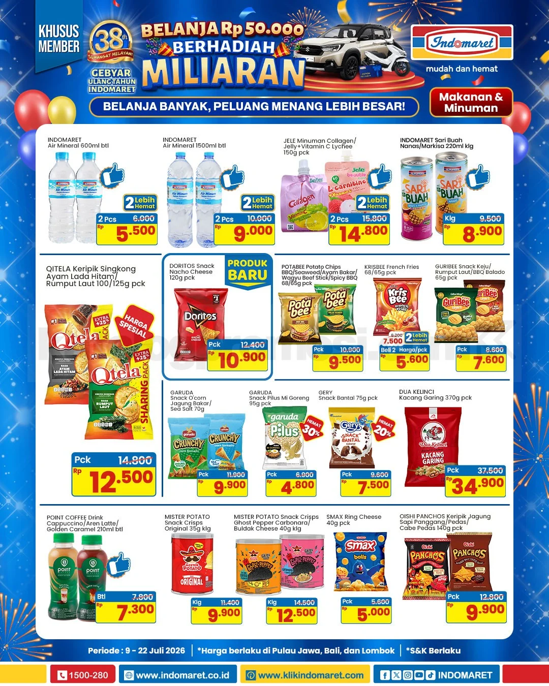 Promo Indomaret 09-22 Juli 2026: Super Hemat & Belanja Untung!