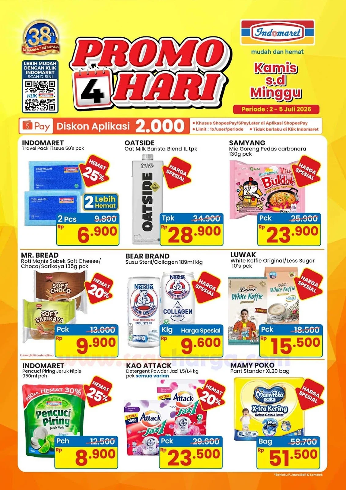 Promo Indomaret 4 Hari: Hemat Belanja 2-5 Juli 2026