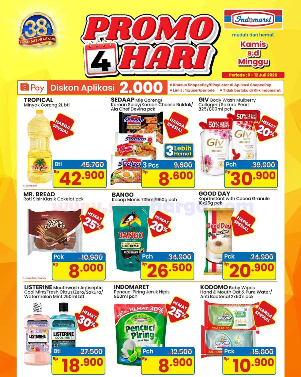 Promo Indomaret 4 Hari: Hemat Belanja 9-12 Juli 2026